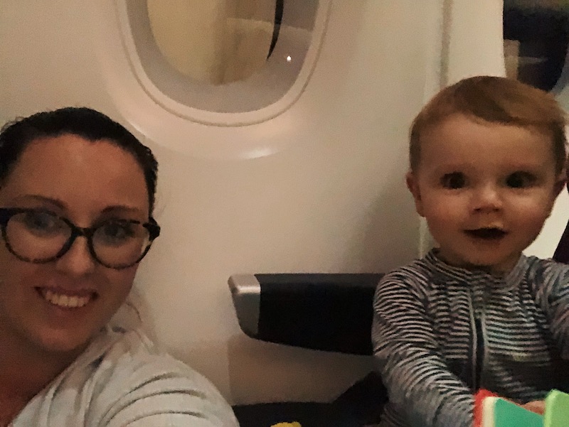 Flying with a baby to Australia