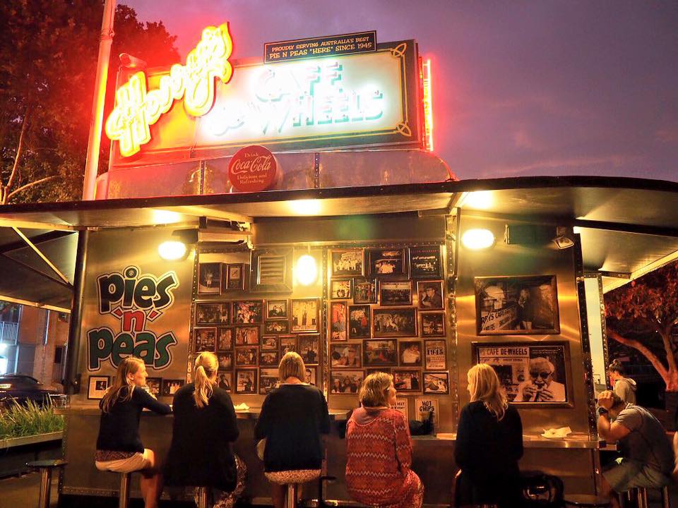 Harry's famous Cafe de Wheels at Woolloomooloo Wharf