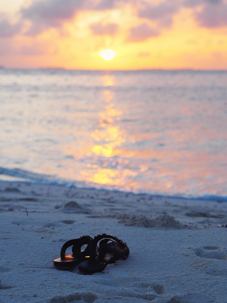 Sunrise in the Maldives