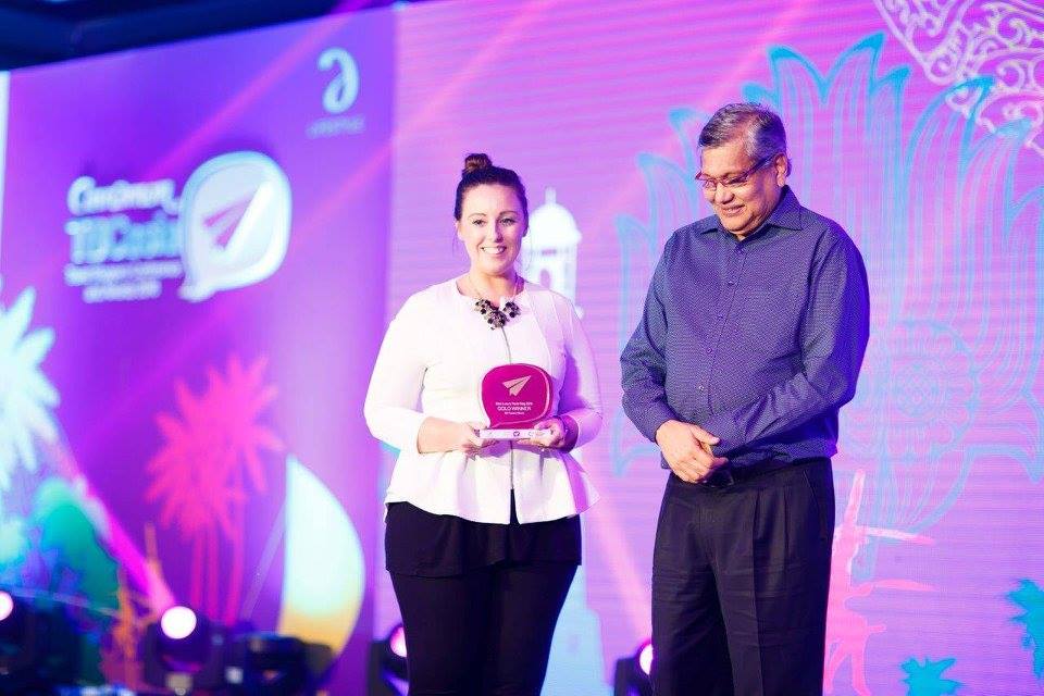 Winning Best Luxury Travel Blog at TBCAsia - photo thanks to Tourism Sri Lanka