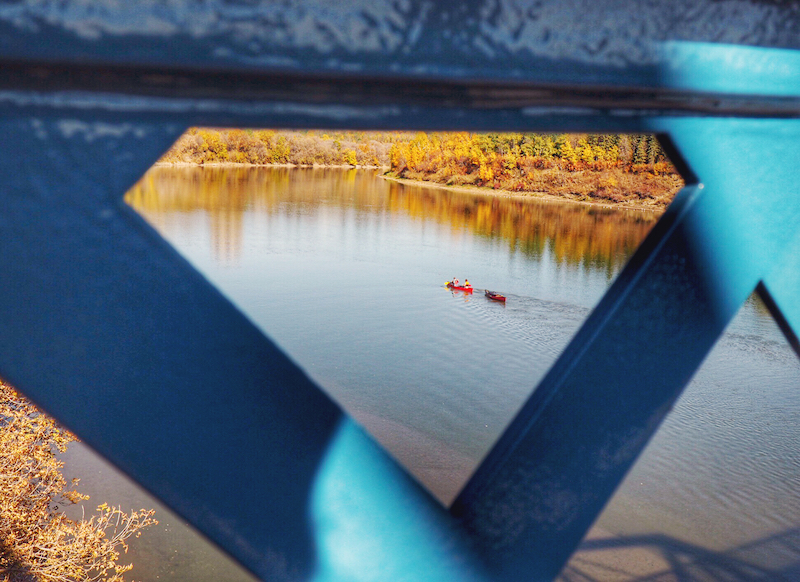 e-bike tour of Edmonton urban parkland