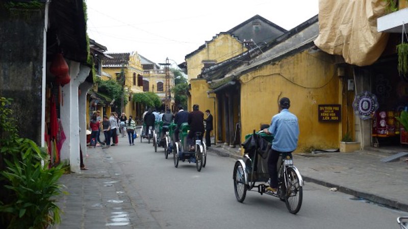 Cyclo in Hoi An Vietnam